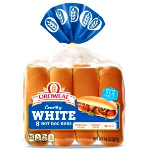 1 bun (46 g) White Hot Dog Bun