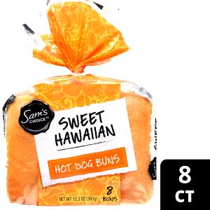 1 bun (48 g) Sweet Hawaiian Hot Dog Buns