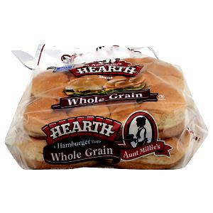 1 bun (60 g) Hearth Whole Grain Hamburger Buns