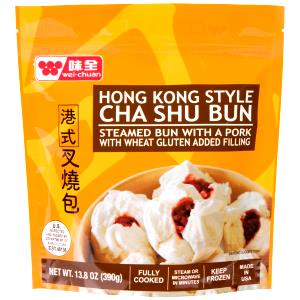 1 bun (65 g) Hong Kong Style Cha Shu Bun