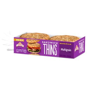 1 bun (68 g) Multigrain Sandwich Flats