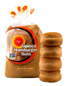 1 bun (80 g) Tapioca Rice Hamburger Buns