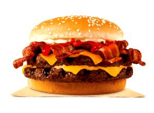 1 burger (110 g) Jr. Bacon Cheeseburger (No Bun)