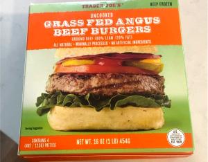 1 burger (113 g) Grass Fed Burger