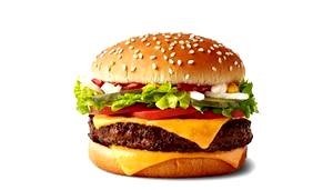 1 burger (260 g) Deluxe Quarter Pounder