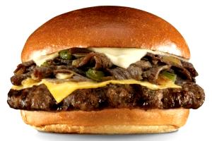 1 burger (312 g) 1/3 lb Philly Cheesesteak Thickburger