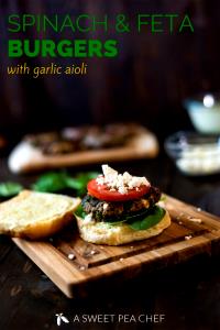 1 burger (4 oz) Spinach & Feta Cheese Chicken Burgers