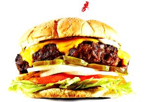 1 burger (435 g) Sante Fe Burger