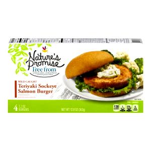 1 burger (91 g) Teriyaki Sockeye Salmon Burger