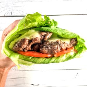 1 Burger Cheeseburger Protein Style (Bun Replaced With Lettuce)