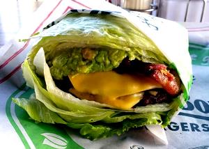 1 burger Lettuce Wrapped Farmer Burger