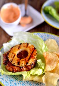 1 burger Low Carb Teriyaki Turkey Burger