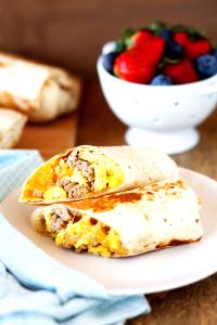 1 burrito (198 g) Sausage Egg Burrito