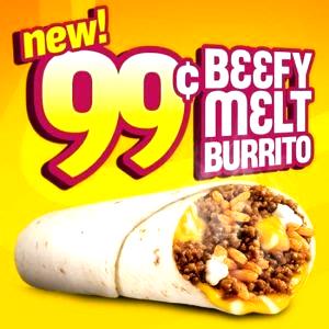 1 burrito (206 g) Beefy Melt Burrito