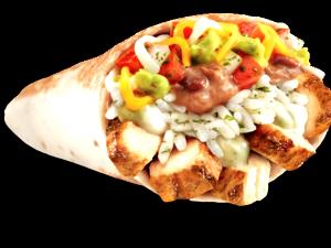 1 burrito (325 g) Grilled Stuft Burrito - Chicken