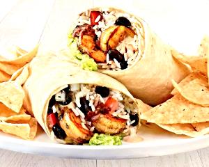 1 burrito (368 g) Grilled Mesquite Shrimp Burrito