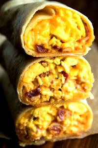 1 burrito Bacon Breakfast Burrito