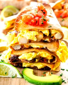 1 Burrito Bacon & Egg Quesadilla