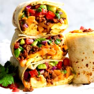 1 burrito Bacon Fire Roasted Burrito