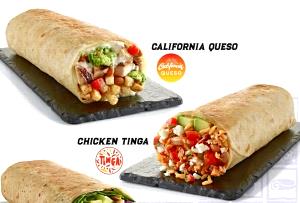 1 burrito California Queso Burrito