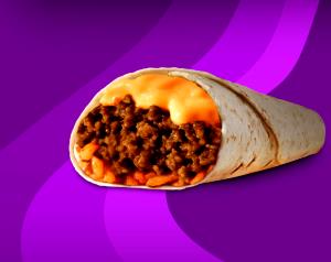 1 Burrito Cheesy Double Beef Burrito