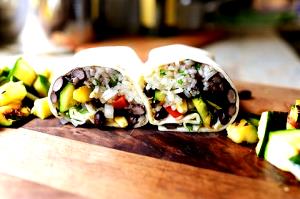 1 burrito Grilled Veggie Burrito