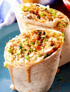 1 Burrito Mediterranean Prawns Burrito