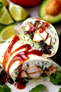 1 Burrito Teriyaki Chicken Breast Burrito