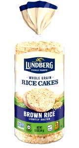 1 cake (19 g) Brown Rice Organic Rice Cakes Lightly Salted