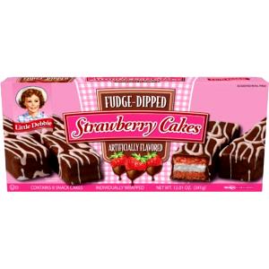 1 cake (43 g) Fudge-Dipped Strawberry Cakes