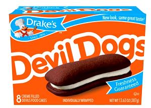 1 cake (45 g) Devil Dogs Creme Filled Devil