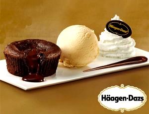 1 cake Chocolate Souffle Cake A la Haagen-Dazs