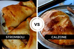 1 Calzone Or Stromboli Calzone with Meat and Cheese