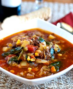 1 Can (10.5 Oz), Prepared Minestrone Soup (with Equal Volume Water, Canned)