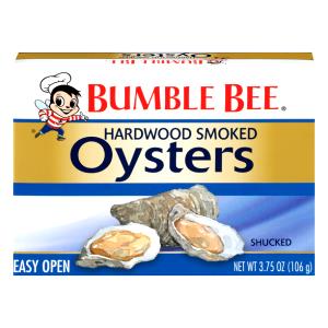 1 can (106 g) Hardwood Smoked Oysters