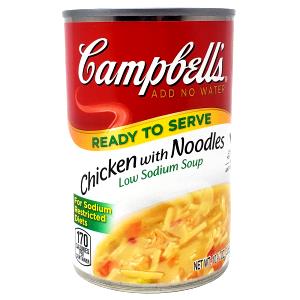 1 Can (10.75 Oz) Chicken Noodle Soup (Low Sodium)