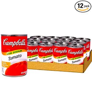 1 Can (10.75 Oz), Prepared To Directions Reduced Sodium Tomato Soup (Prepared with Water, Canned)