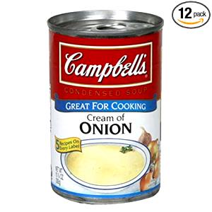 1 Can (10.75 Oz), Undiluted Cream of Onion Soup (Undiluted, Canned)