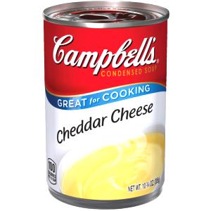 1 Can (11 Oz), Undiluted Cheddar Cheese Soup (Canned(