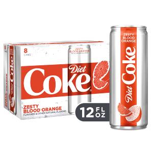 1 can (12 oz) Diet Coke Zesty Blood Orange