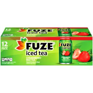 1 can (12 oz) Iced Tea Strawberry Red Tea (Can)