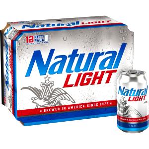 1 can (12 oz) Natural Light Beer