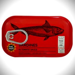 1 can (120 g) Sardines in Tomato Sauce