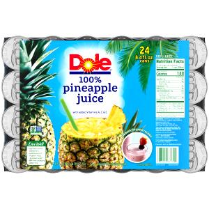 1 can (250 ml) 100% Pineapple Juice (8.4 oz)