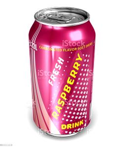 1 can (354 ml) Raspberry Soda