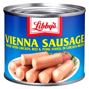 1 Can (4 Oz) Vienna Sausage (Canned)