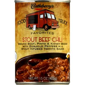 1 can (425 g) Stout Beef Chili