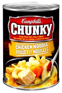 1 can (540 ml) Chunky Tortellini with Chicken Soup