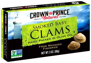 1 can (65 g) Smoked Baby Clams