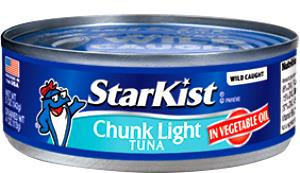 1 can drained (113 g) Chunk Light Tuna in Oil